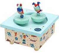TROUSSELIER - Acrobates - Boîte à Musique Dancing - Idéal Cadeau de Naissance - 2 Figurines Amovibles - Fonctionnement Simple - Musique Feelings