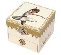 Coffret à Bijoux Musical - Gaumont - Ballerina - Rose - Bois - 13x10x10 cm