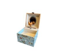 Trousselier Boite à Bijoux Enfant et Trésors Musicale la Ferme - Boite a Musique Fille ou Garçon en Bois - Cadeau Naissance et Cadeau Bebe - Vivaldi Le Printemps