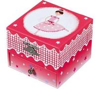 Trousselier - Boite à bijoux musicale cube Ballerine rose rose G
