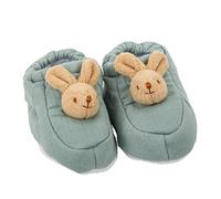 Trousselier - Chaussons pour bébé - Lapin - 0 à 2 ans - Tissus en Coton Bio - Idéal Cadeau de Naissance - Lavable en Machine