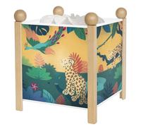 TROUSSELIER - La Savane - Veilleuse - Lanterne Magique - Idéal Cadeau Enfant - Dessin animé - Lumière rassurante - Couleur Bois Naturel - Ampoule 12V 10W inclue - Prise Elec. EU