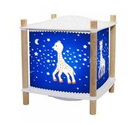 LANTERNE 2.0 SOPHIE LA GIRAFE-Veilleuse Lanterne LED Connectée avec projection d'étoiles H18.5cm Bleu