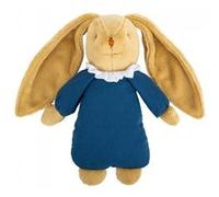 Trousselier - Lapin Nid d'Ange Doudou Musical - Coton Bio Bleu 25Cm - - Bleu G