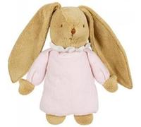 Trousselier - Lapin Nid d'Ange Doudou Musical - Lin Rose Poudré 25Cm Rose G