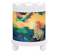 TROUSSELIER Manège Lanterne Magique Savane - bois blanc 12V