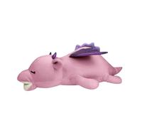 Trousselier Nemu Nemu Animals - Grosse Peluche Kawaii Dragon Rose - Grande Peluche Animaux Extra Douce et Douillette - Conçu au Japon - Taille L - 56 cm - Coussin Kawaii