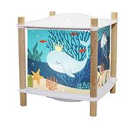 LANTERNE 2.0 OCEAN-Veilleuse Lanterne LED Connectée avec projection d'étoiles H18.5cm Multicolore