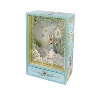 Trousselier Peter Rabbit. - Grande Boite a Musique Bois Traditionnelle Pierre Lapin Jardin - Boite Musicale - Boite a Musique Garçon Fille Bebe Enfant - Cadeau Bapteme Naissance
