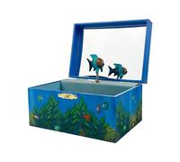 Trousselier Coffret Musical Phosphorescent Poisson Arc En Ciel