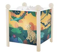 Trousselier Savane - Veilleuse - Lanterne Magique - Idéal Cadeau Enfant - Dessin Animé - Lumière Rassurante - Couleur Bois Blanc - Ampoule 12V 10W inclue - Prise Elec. EU, 4341W