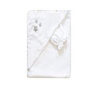 Trousselier - Sortie de Bain 75 X 80 Cm + Gant - Chambre Etoiles