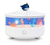 Trousselier - Veilleuse - Projecteur d'Etoiles Ocean 14 Cm - Musical - Détection des Pleurs - Rechargeable USB, Océan