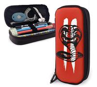 Trousses À Crayons Cobra Kai Trousse À Crayons Sac À Cosmétiques Avec Double Fermeture Éclair Multifonctionnel En Cuir Pu Pochette À Stylo Portable Sac À Crayons Pour L'école