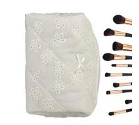 Trousses à Maquillage Brodées pour Femme | Pochette De Rangement pour Articles De Toilette - Pochette De Voyage Idéal pour Bijoux Et Accessoires