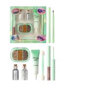 Trousses De Maquillage Pour Femme,Cosmétiques Imperméables avec Eye-Liner,Fard à Paupières Brillant Sous les Yeux - pour Filles Débutantes Fête Voyage Vacances Anniversaire Rendez-vous Mariage Bar