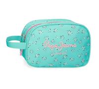 Trousses et trousses de toilette Pepe Jeans Nora, noires et roses, en polyester, différentes tailles