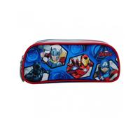 Trousses scolaire 2 compartiments bleu-avengers