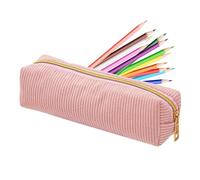 Trousses Scolaire - Trousse pour École - Pochette De Bureau Uni en Corde du Roy pour Élèves Stylos Gomme Règle Marqueur Carnet