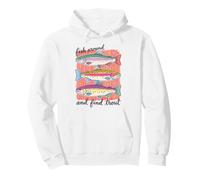 Trout Fishing Fish Around and Find Trout Funny Pun Angler Sweat à Capuche