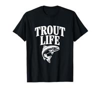 Trout Life Fishing Adventure Lover for Pêcheurs T-Shirt