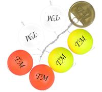 Trout Master Lot de 6 Pilotes Ronds Ø 15 mm