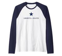 Troutman Drapeau Liberty Or Death Manche Raglan
