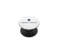 Troutman Drapeau Liberty Or Death PopSockets PopGrip Adhésif