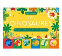 Trouve et découvre - dinosaures - Sarah Lock - 1 2 3 Soleil - cartonné - Livre-jeu