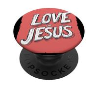 Trouver la Force d'aimer comme Jésus PopSockets PopGrip Adhésif