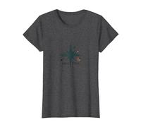 Trouver Trail : Logo de Boussole d'aventure Sauvage T-Shirt, Femme, Chiné Foncé, L