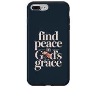 Trouvez la Paix dans la grâce de Dieu Coque pour iPhone 7 Plus/8 Plus