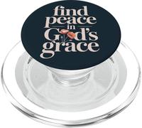 Trouvez la Paix dans la grâce de Dieu PopSockets PopGrip pour MagSafe