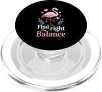 Trouvez Le Bon équilibre Flamingo Motivation Calme PopSockets PopGrip pour MagSafe
