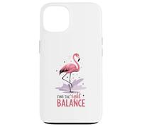 Trouvez Le Bon équilibre Flamingo Yoga Mindfulness Coque pour iPhone 13