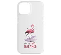Trouvez Le Bon équilibre Flamingo Yoga Mindfulness Coque pour iPhone 14