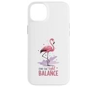 Trouvez Le Bon équilibre Flamingo Yoga Mindfulness Coque pour iPhone 14 Plus