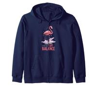 Trouvez Le Bon équilibre Flamingo Yoga Mindfulness Sweat à Capuche
