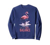 Trouvez Le Bon équilibre Flamingo Yoga Mindfulness Sweatshirt