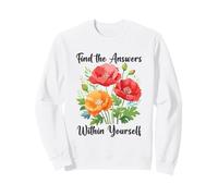 Trouvez Les réponses en Vous - Aquarelle Poppis Sweatshirt