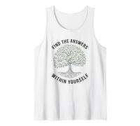 Trouvez Les réponses en Vous Good Karma Tree Débardeur