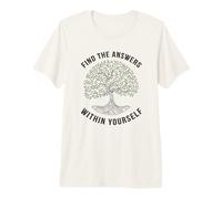Trouvez Les réponses en Vous Good Karma Tree T-Shirt Haut de Gamme