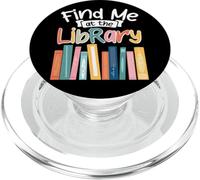 Trouvez-Moi chez The Library Book Lover PopSockets PopGrip pour MagSafe