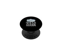 Trouvez-Moi dans Les Nuages : Une Observation Amusante des Nuages pour Les néphophiles PopSockets PopGrip Adhésif