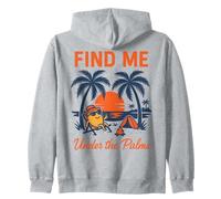 Trouvez-moi des vacances relaxantes à Palms, à la plage et au coucher Sweat à Capuche