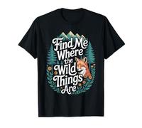 Trouvez-Moi où Commence L'Aventure Fox Forest Mountain Trip T-Shirt