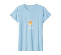 Trouvez Votre Ampoule inspirante T-Shirt, Femme, Bleu Céleste, M