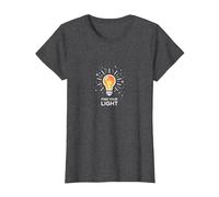Trouvez Votre Ampoule inspirante T-Shirt, Femme, Chiné Foncé, M