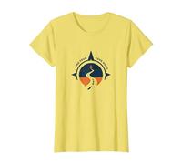 Trouvez Votre Aventure de Voyage inspirante sur la Route T-Shirt, Femme, Citron, XL