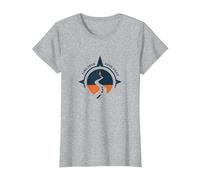 Trouvez Votre Aventure de Voyage inspirante sur la Route T-Shirt, Femme, Gris Chiné, 3XL